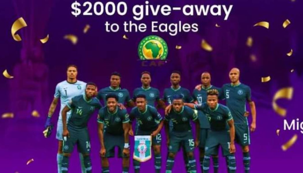 #AFCON: Supper Eagle Players to Get $2000 Each from DifiConnet if they win Next Match against Guinea Bissau