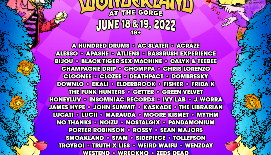 Beyond Wonderland at the Gorge Unveils Star-Studded 2022 Lineup With Porter Robinson, Getter, More