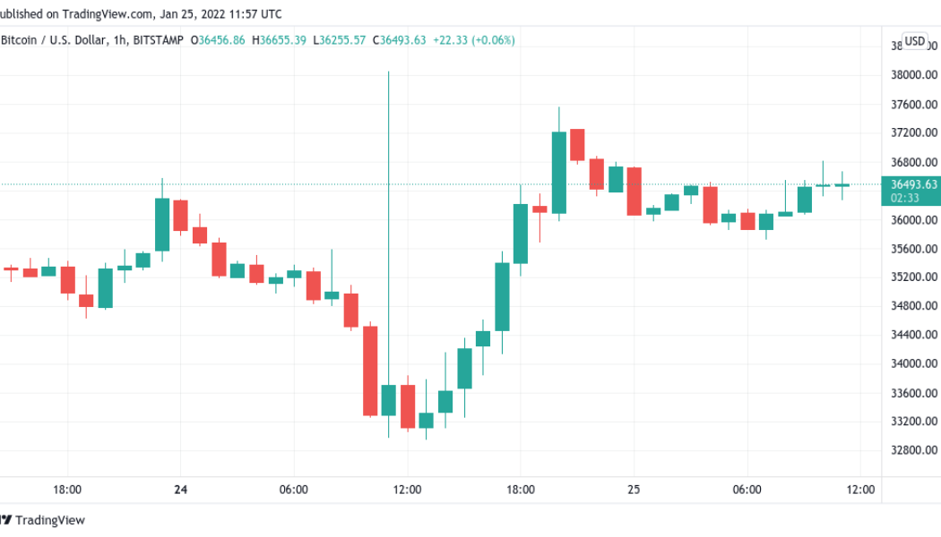 Bitcoin holds onto 10% gains ahead of crucial Fed rate hike comments