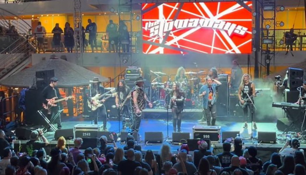 BUMBLEFOOT, MICHAEL STARR, NITA STRAUSS, Others Pay Tribute To EDDIE VAN HALEN On SHIPROCKED Cruise (Video)