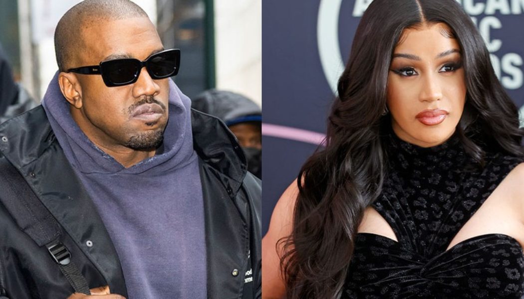 Cardi B and Kanye West Reportedly Filmed a Music Video in a Balenciaga Store