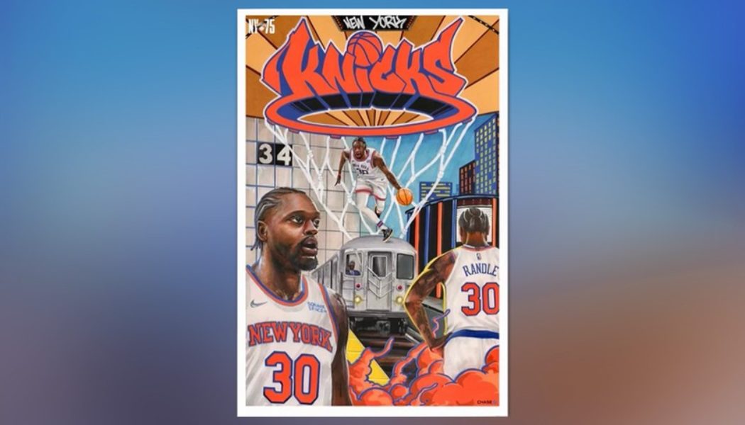 CES Collabs With the New York Knicks on Four Custom Art Prints