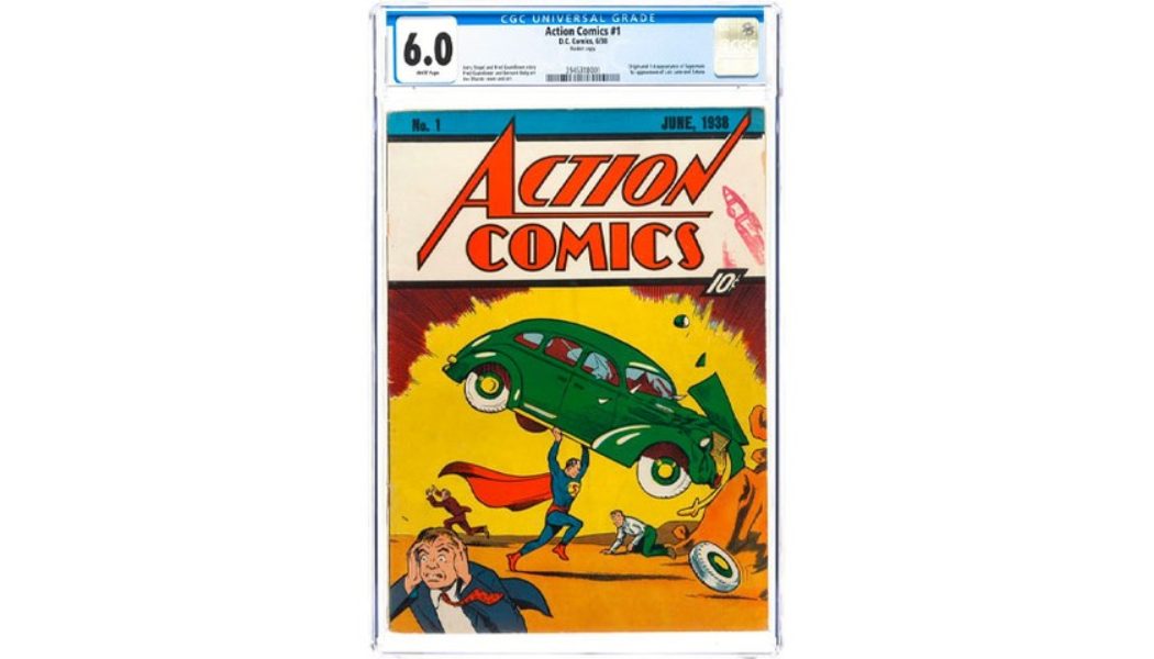 Comic With First Appearance of Superman Sells for $3.18 Million USD