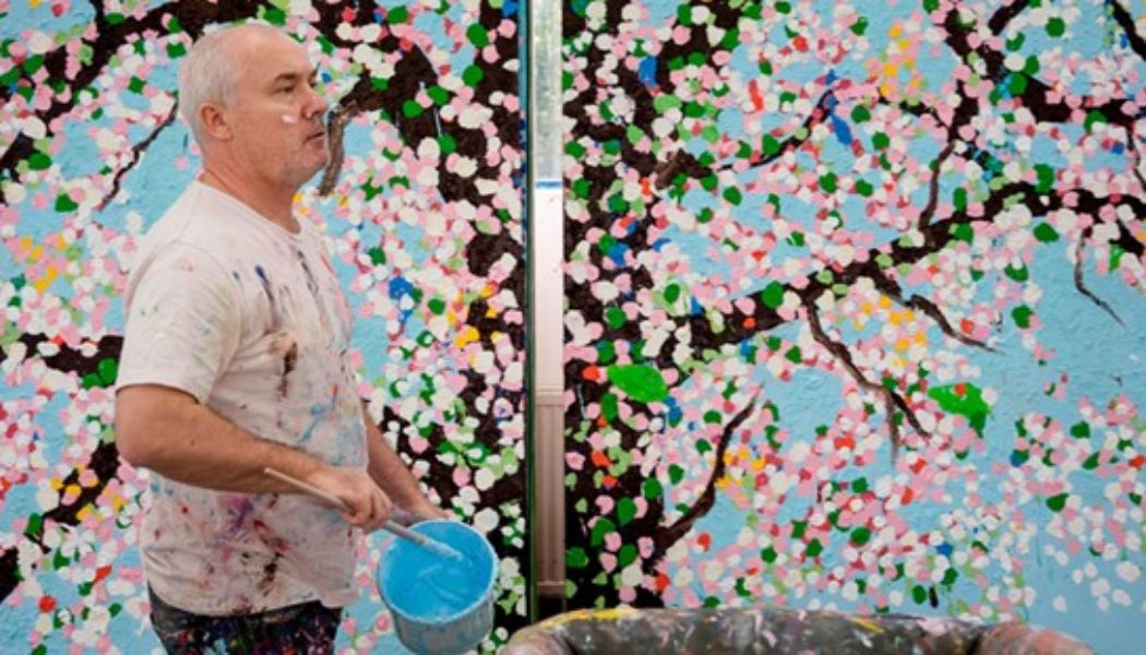 Damien Hirst to Present “Cherry Blossoms” Paintings in Tokyo