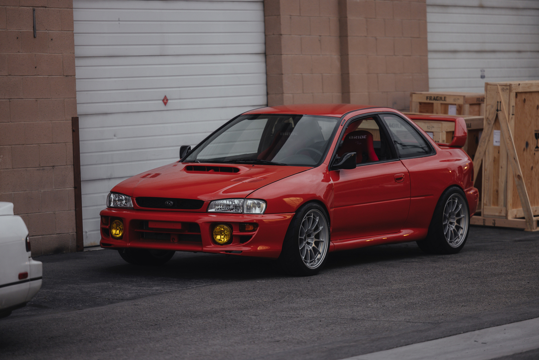 Emelia Hartford and Her 2000 Subaru WRX 22B Build Mean Eye Bug Blob Hawk