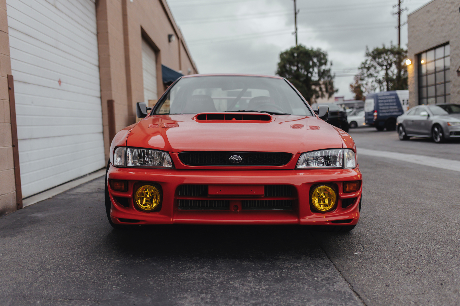 Emelia Hartford and Her 2000 Subaru WRX 22B Build Mean Eye Bug Blob Hawk