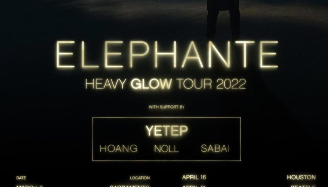 Elephante Announces “Heavy Glow Live” Tour With All-Asian Support