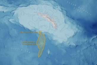 Giant iceberg releases 152 billion tons of fresh water around remote Atlantic island