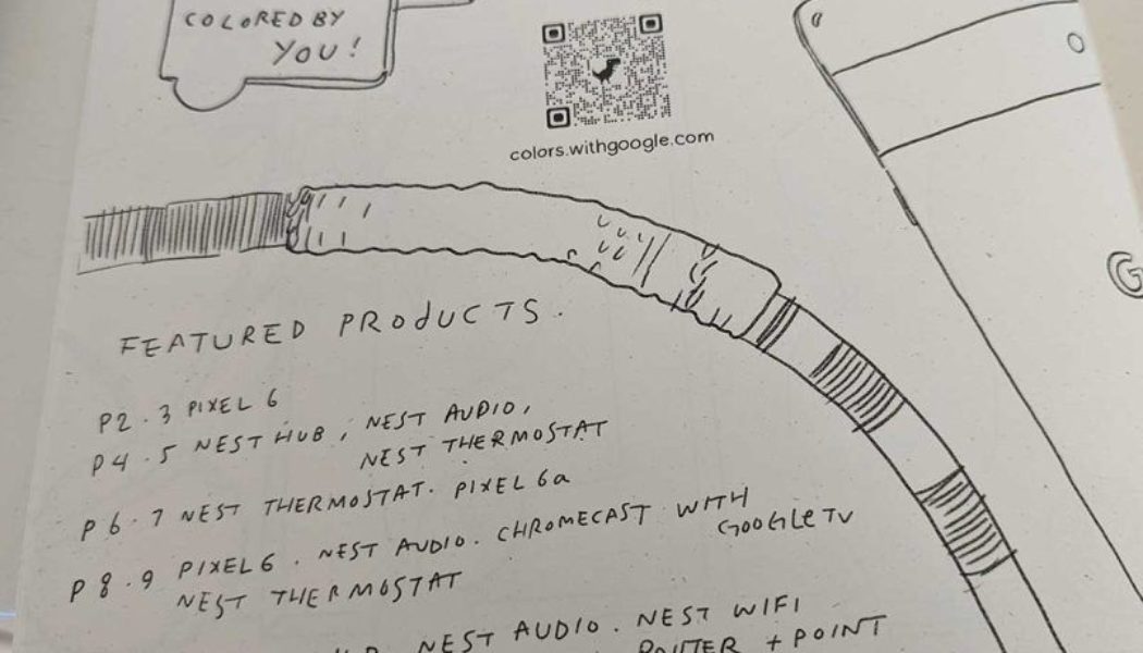 Google leaks Pixel 6A name in, of all things, a coloring book