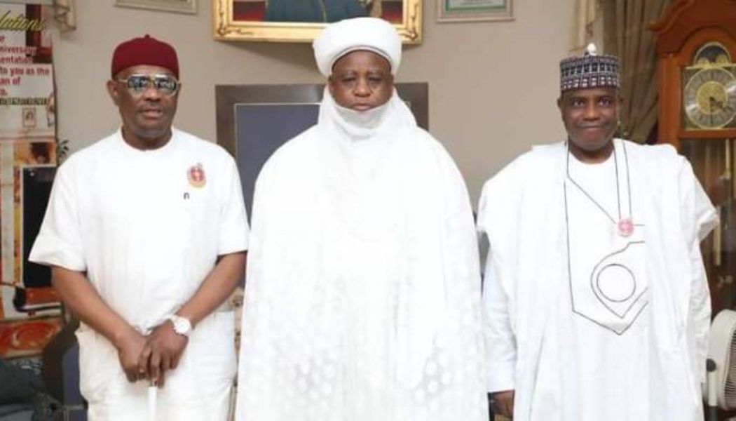 Gov Wike Deplores Bandits attack in Sokoto, Commends Sultan Role in Stabilizing the Nation