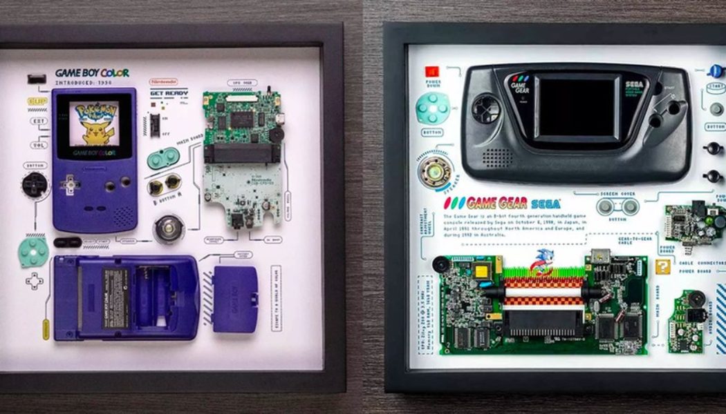 Grid Studio Strips Handheld Game Consoles into Wall Art