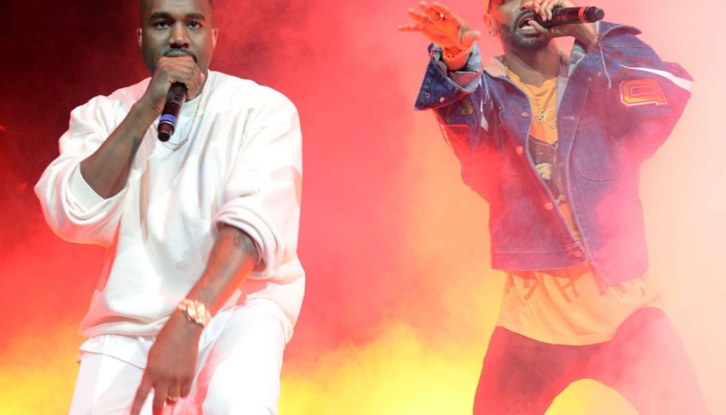 Kanye West Spotted Leaving Recording Studio With Big Sean After Infamous ‘Drink Champs’ Rivalry