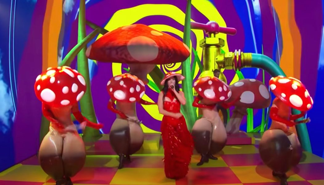 Katy Perry Joined by Alesso, Dancers Dressed as Mushrooms on SNL: Watch