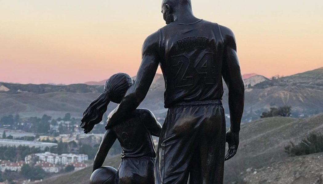 Kobe and Gigi Bryant Statue Erected at Helicopter Crash Site