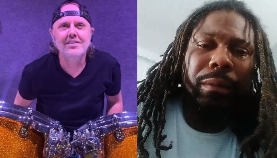 METALLICA Gifts L.A. Street Performer New Set Of Drums After His Were Stolen