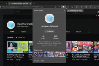Microsoft lets you follow YouTube creators in Edge browser test