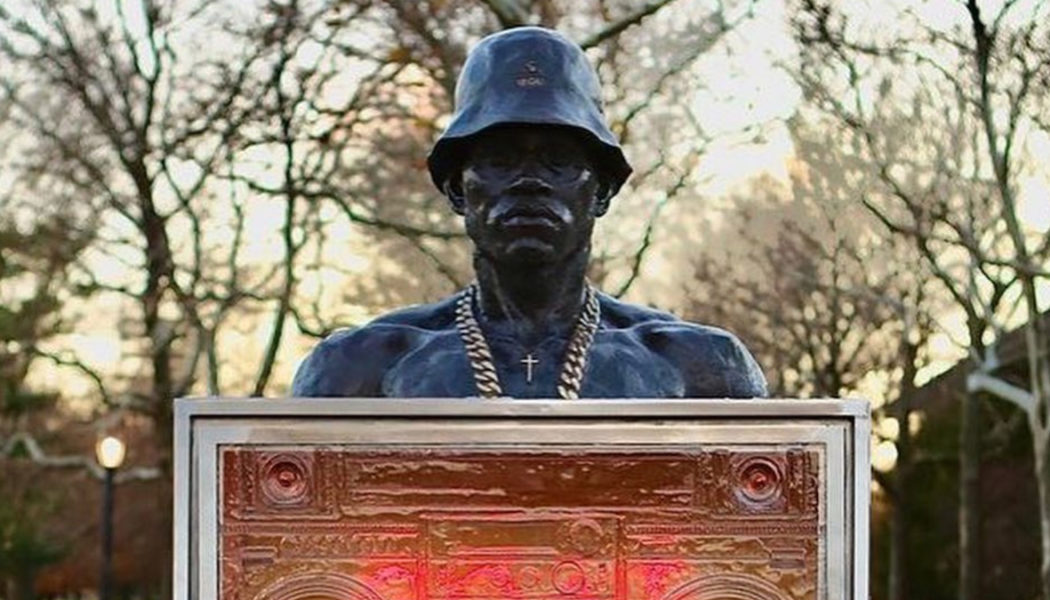 New LL Cool J Statue In Queens Plays His Music via Solar Power