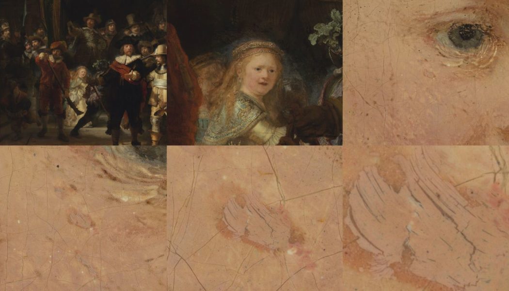 Obscenely detailed scan lets you peer at Rembrandt’s Night Watch masterpiece online