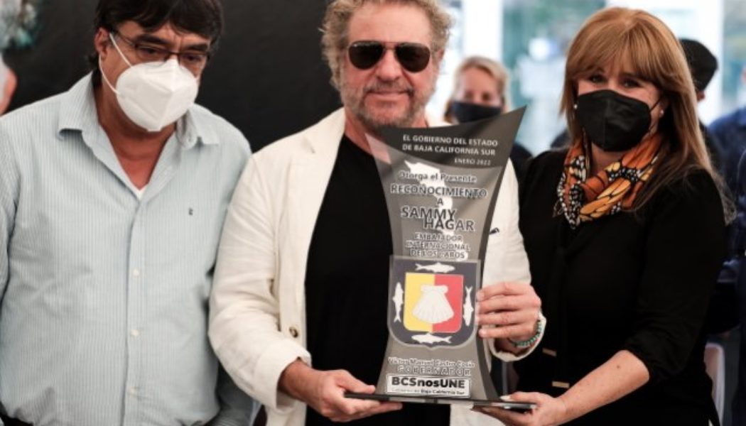 SAMMY HAGAR Named Tourism Ambassador To Los Cabos, Mexico