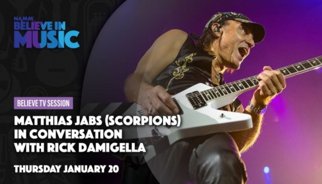 SCORPIONS’ MATTHIAS JABS To Be Interviewed During NAMM’s ‘Believe In Music’ Event