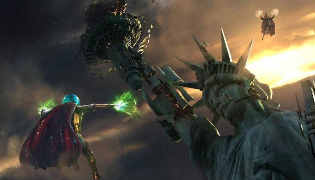 ‘Spider-Man: No Way Home’ Concept Art Reveals Fight Between Mysterio and Dr. Strange