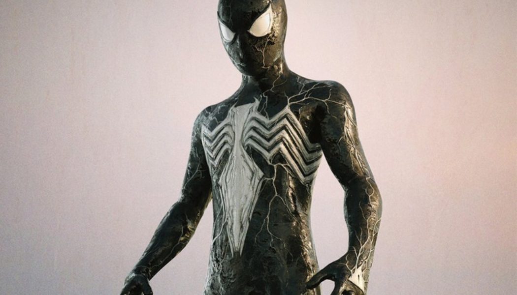 ‘Spider-Man: No Way Home’ Concept Artist Reveals Symbiote Spider-Man Design