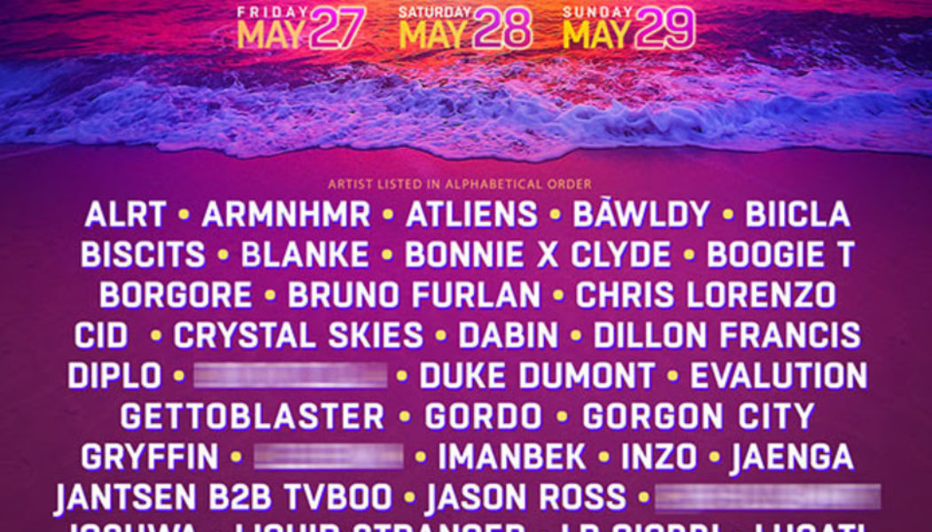 Sunset Music Festival Announces Massive Lineup for 2022