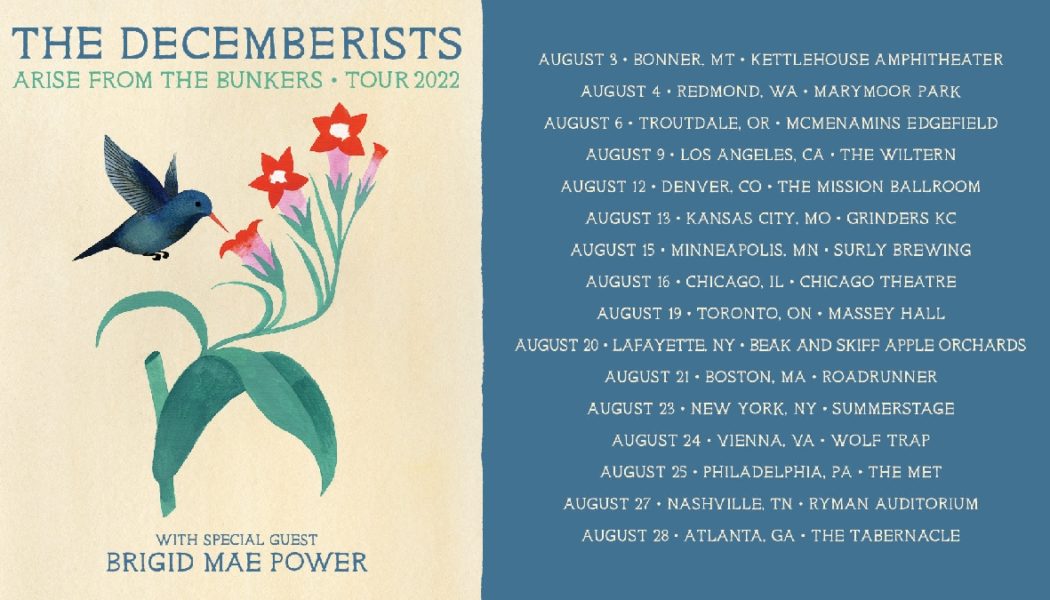 The Decemberists Announce 2022 North American Tour