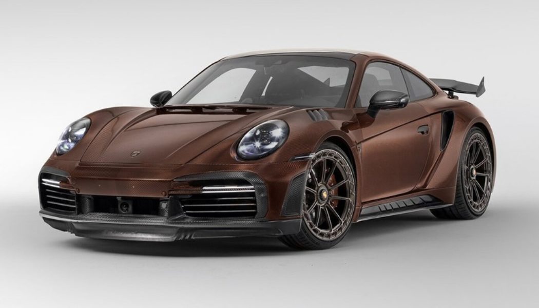 This Porsche 911 Turbo S Has a Brown Carbon Fiber Bodykit Worth Over $113K USD