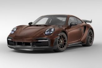 This Porsche 911 Turbo S Has a Brown Carbon Fiber Bodykit Worth Over $113K USD