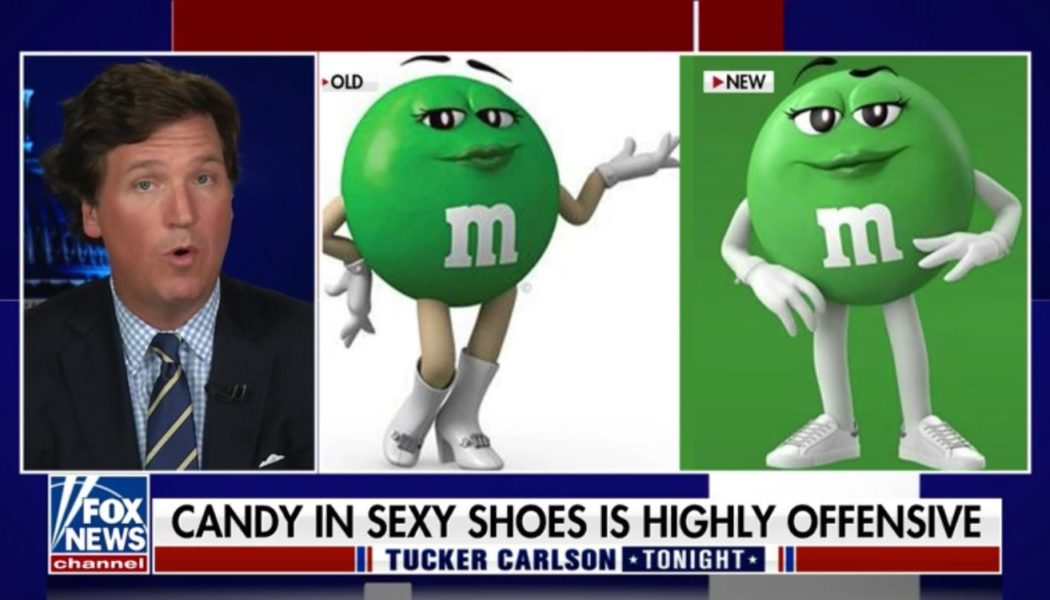 Tucker Carlson is “Totally Turned Off” by “Less Sexy” Female M&M’s