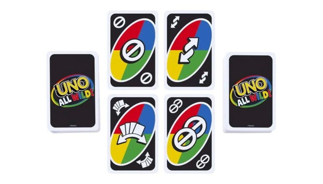 UNO All Wild Has No Color and Number Cards