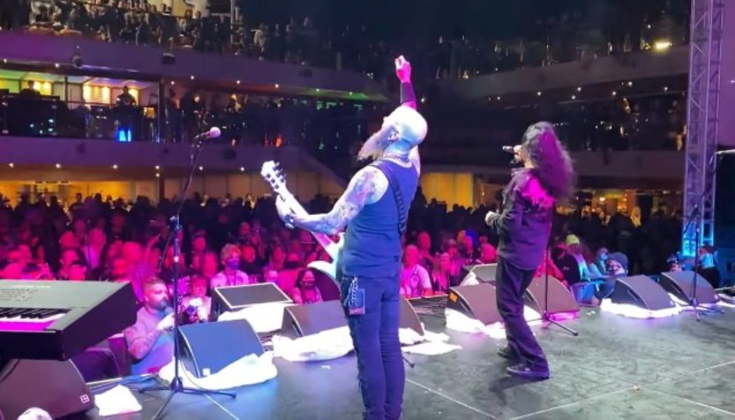 Watch ANTHRAX’s JOEY BELLADONNA Cover DIO’s ‘Holy Diver’ With Members Of DROWNING POOL