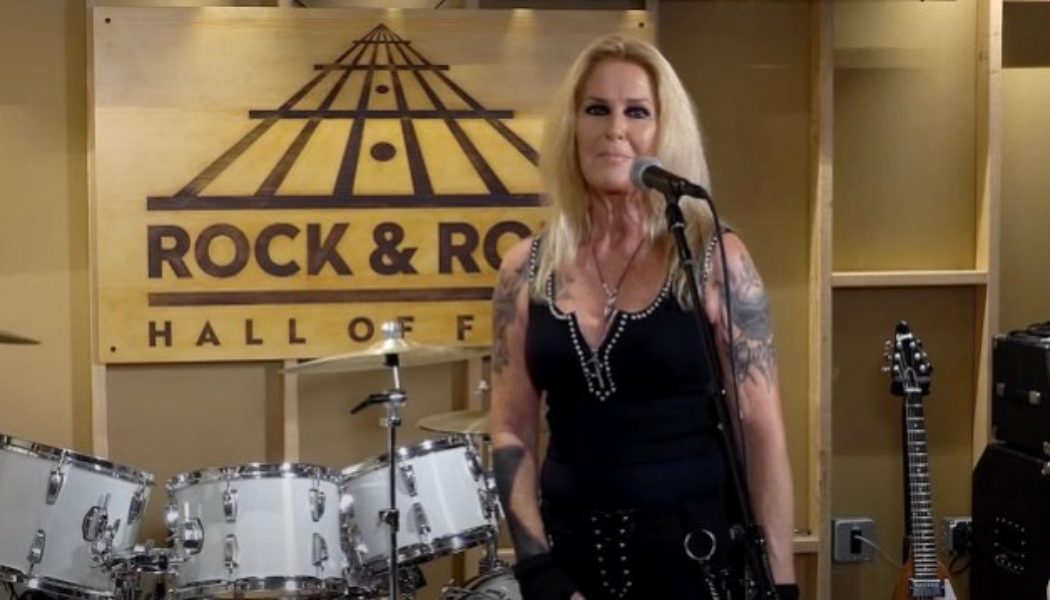 Watch LITA FORD Answer Questions And Perform At Cleveland’s Rock & Roll Hall Of Fame Museum