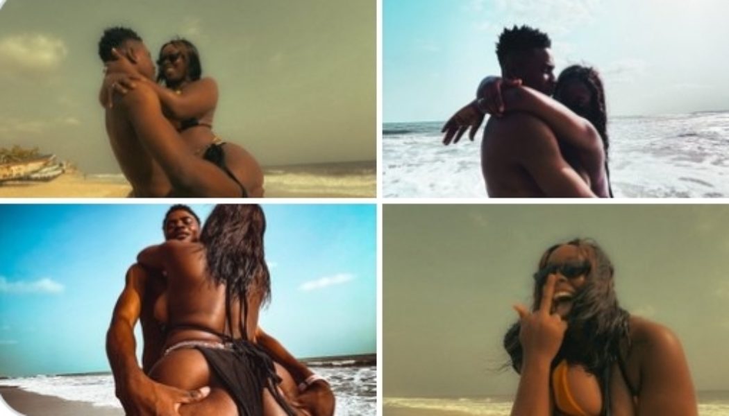 Young Share Half Nudes Photos of His Newly Found love on the coast of Africa