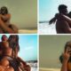 Young Share Half Nudes Photos of His Newly Found love on the coast of Africa