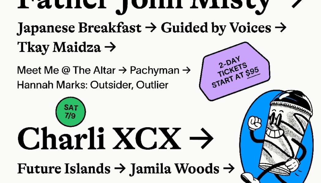 80/35 Festival 2022 Lineup: Father John Misty, Charli XCX, Japanese Breakfast, and More