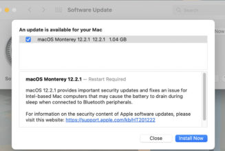 Apple’s latest update should fix MacBooks’ battery drain issue