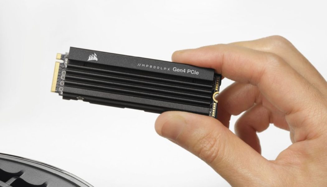 Corsair Releases MP600 PRO LPX 4TB SSD Geared Towards Sony PS5 Users