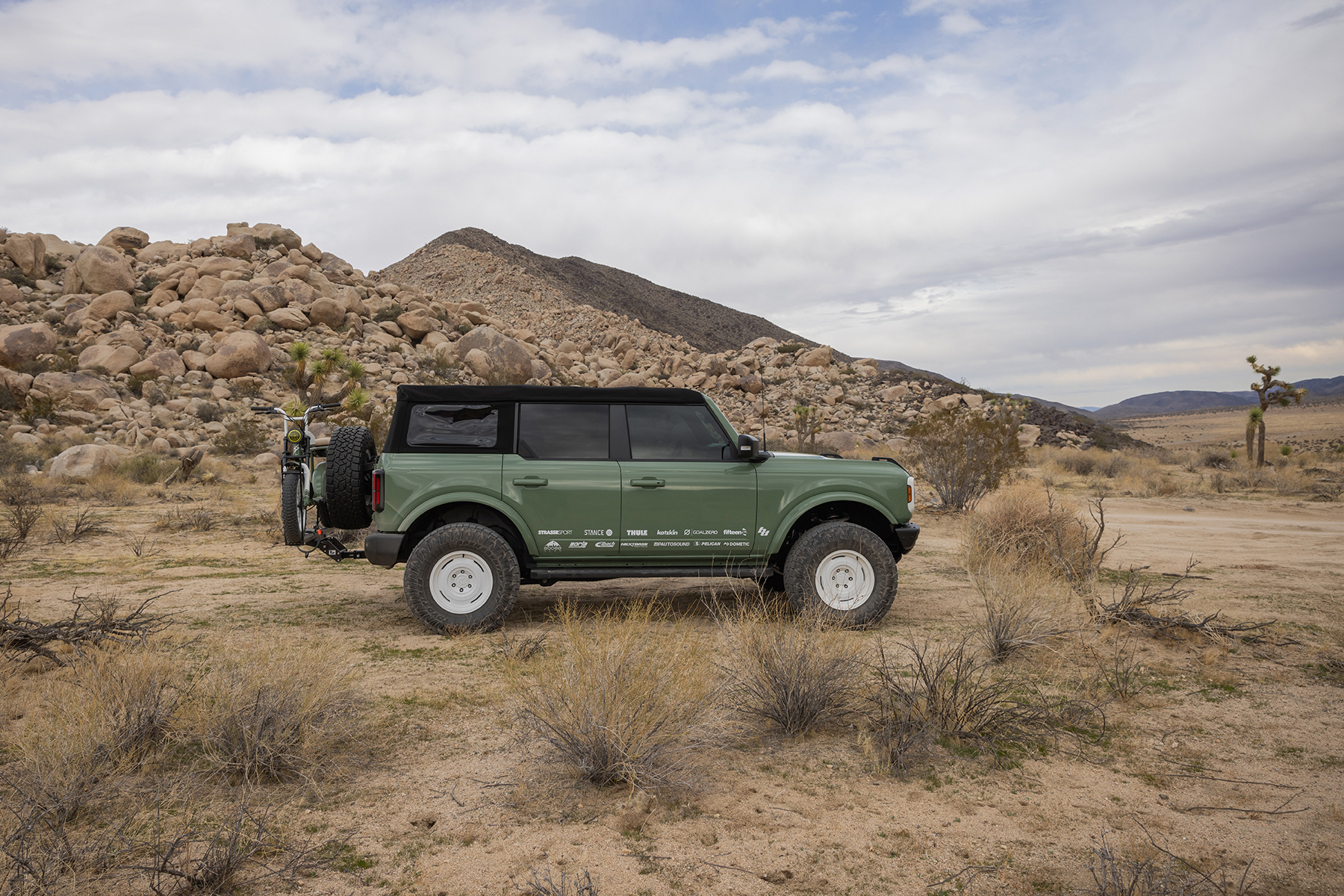 John Pangilinan and His 2021 Ford Bronco Outer Banks Edition Matching Pistachio Electric Bike Super73 Series 2 off-road offroad