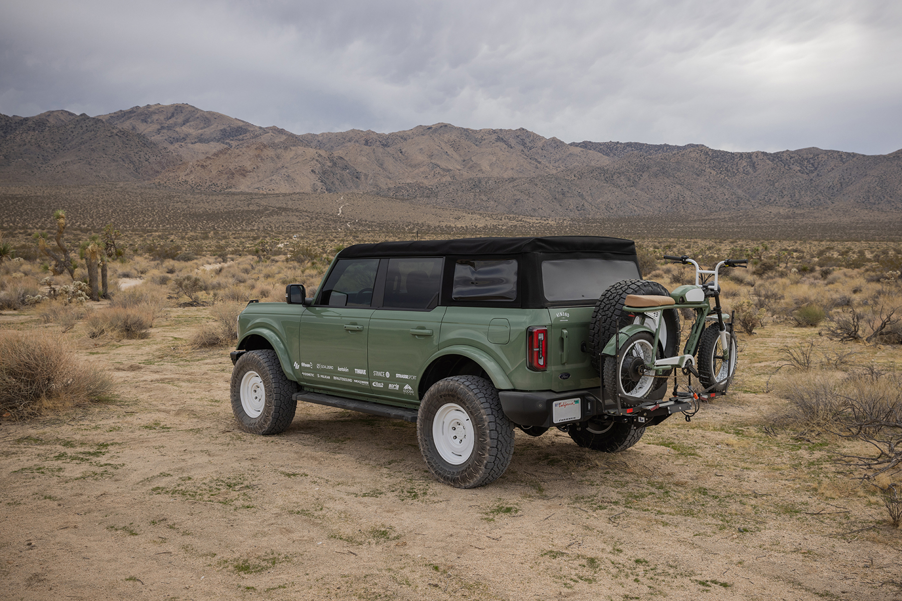 John Pangilinan and His 2021 Ford Bronco Outer Banks Edition Matching Pistachio Electric Bike Super73 Series 2 off-road offroad