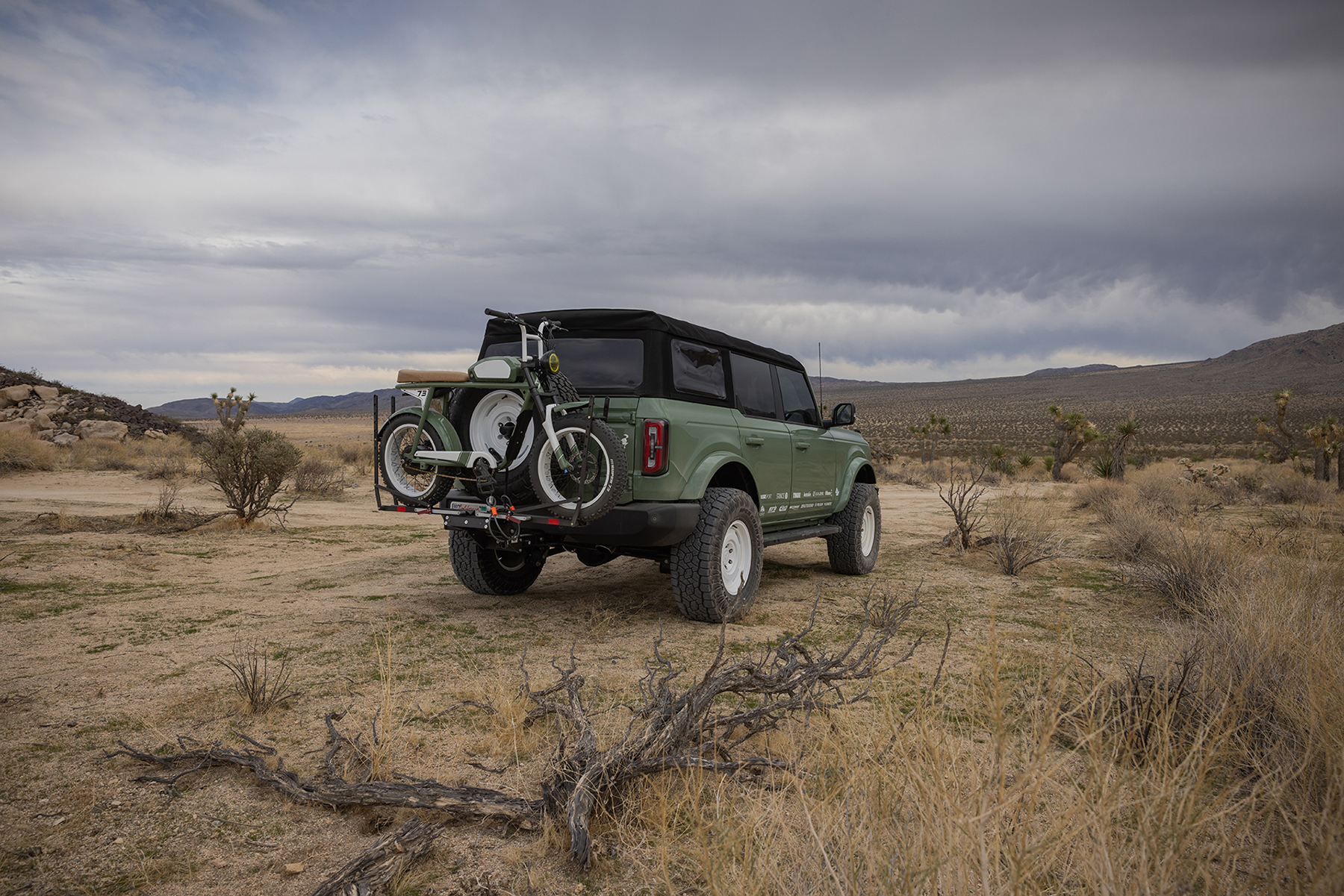 John Pangilinan and His 2021 Ford Bronco Outer Banks Edition Matching Pistachio Electric Bike Super73 Series 2 off-road offroad