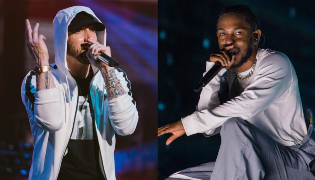 Eminem Praises Kendrick Lamar as “Top Tier” Lyricist of All Time: Watch