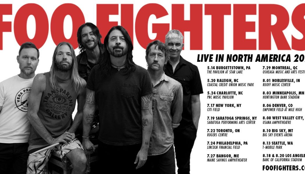 Foo Fighters Add 2022 North American Tour Dates