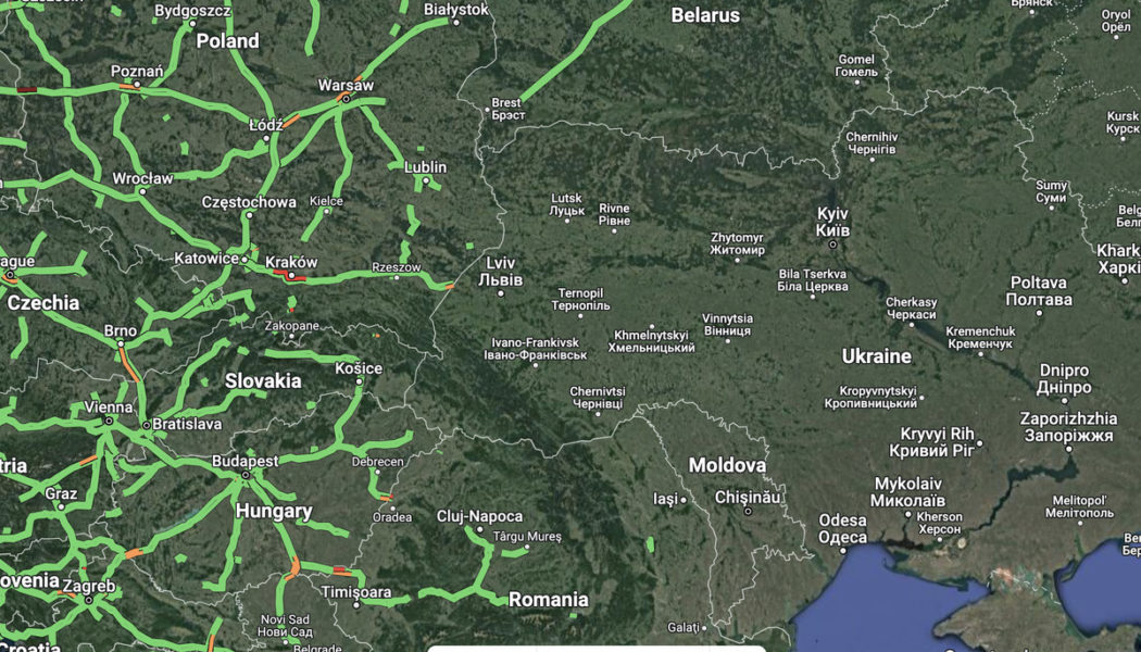 Google disables Maps traffic data in Ukraine to protect citizens