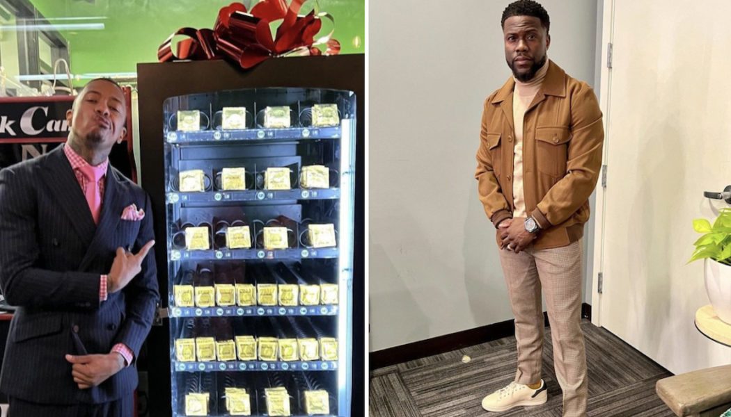 Kevin Hart Gifted Nick Cannon a Condom Vending Machine After News of Eighth Child