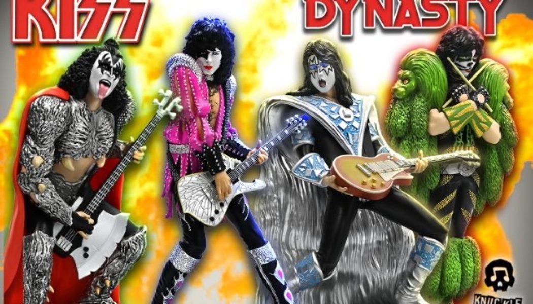 KISS: ‘Dynasty’ Collectible Figures From KnuckleBonz Coming This Spring/Summer