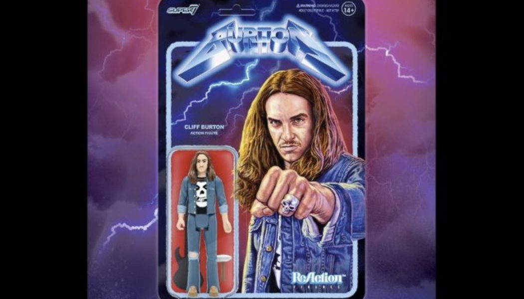 Late METALLICA Bassist CLIFF BURTON: ReAction Figure From Super7 Coming Next Week