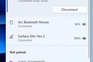 Microsoft tests new Quick Settings Bluetooth device list for Windows 11 Insiders