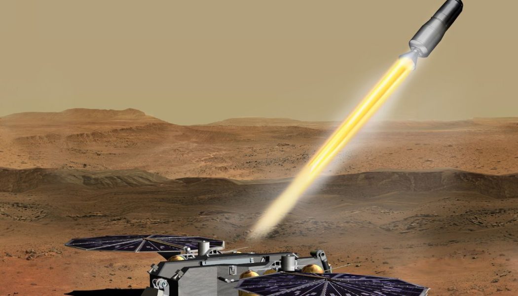 NASA picks Lockheed Martin to build rocket that can launch samples of dirt off of Mars